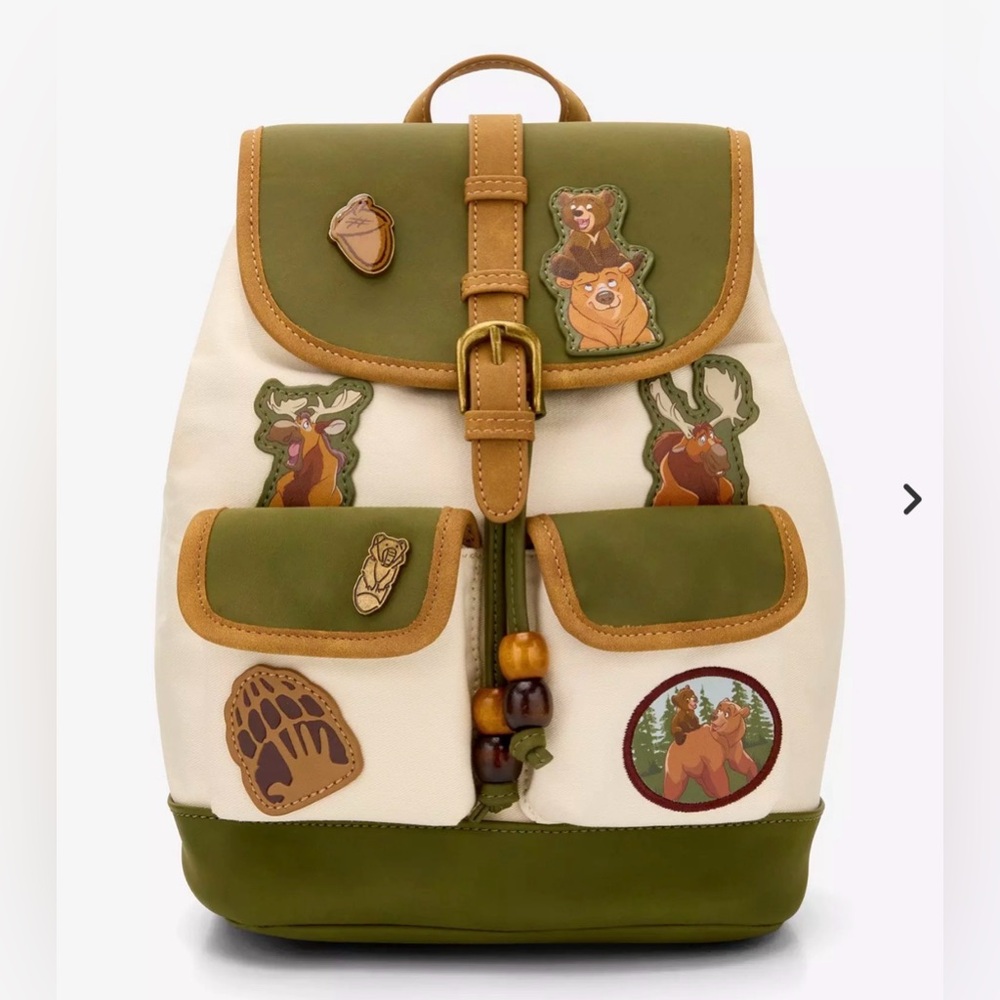 NWT Her Universe Disney Brother Bear patches mini backpack